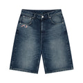 "koi fish v2" Jorts washed indigo