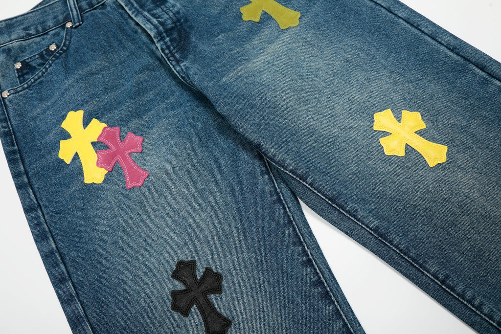Chrome-Hearts NEW Pants 8156